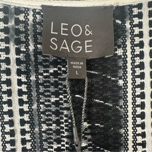 Leo & Sage Dress Size Large Resortwear Beachy Boho Vacation Embroidered Tie Dye - Picture 3 of 9